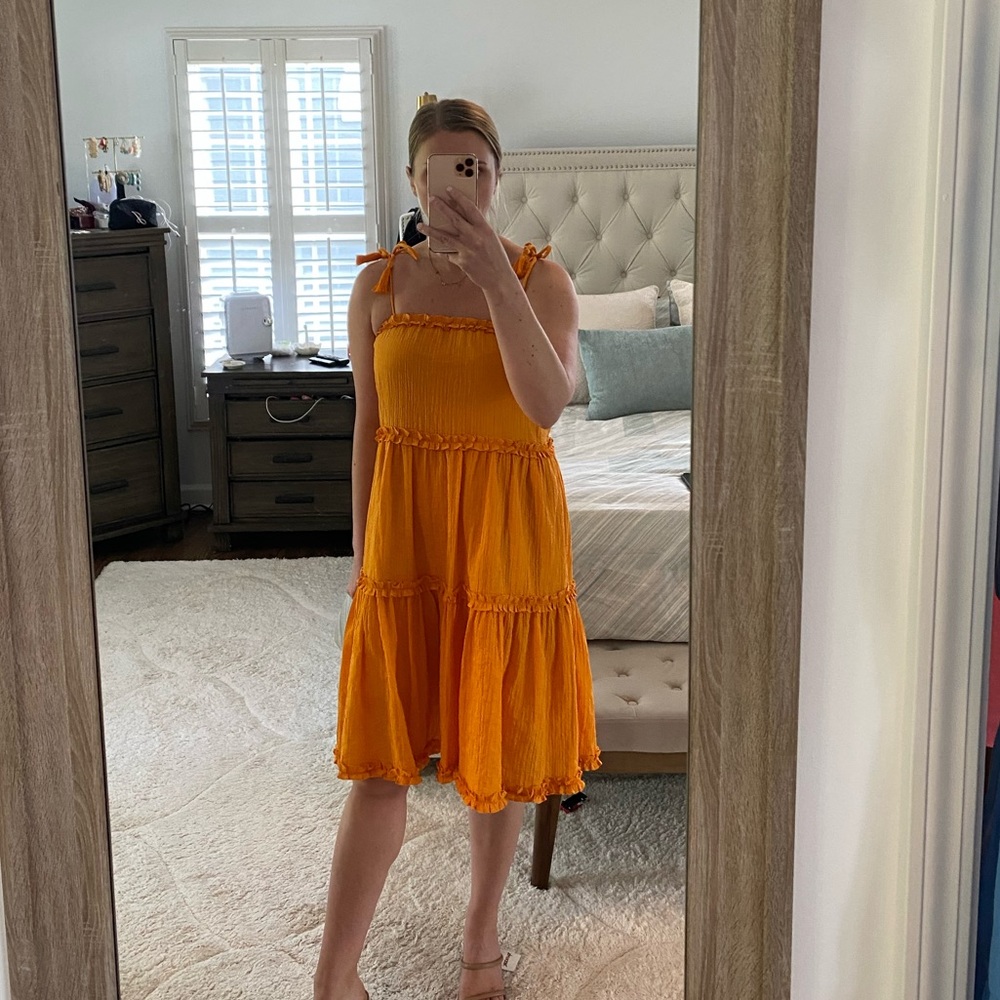 Worn Once!! Tory Burch Short Ruffle Dress
